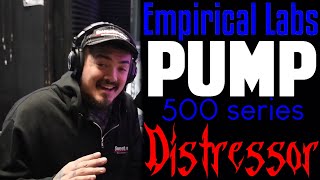 Empirical Labs PUMP compressor NEW 500 series Distressor compressor UNBOXING short DEMO [upl. by Athey]