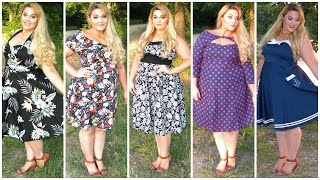 The Curvy Diaries Retro Inspired Lookbook  PlusSize [upl. by Norrabal587]