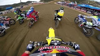 GoPro Ken Roczen Moto 2  Glen Helen MX Lucas Oil Pro Motocross Championship 2015 [upl. by Repohtsirhc]