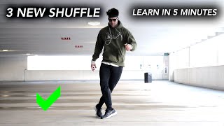 How to Learn 3 Cool Shuffle Variations Fast  Beginner to More Pro steps 2021  In Only 5 Minutes [upl. by Dam]