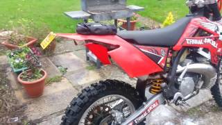 2007 Gasgas EC 300 Kick Start and FMF pipe sound [upl. by Burl]