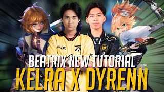 KELRA NEW BEATRIX TUTORIAL WITH RRQ DYRENN [upl. by Kerin918]