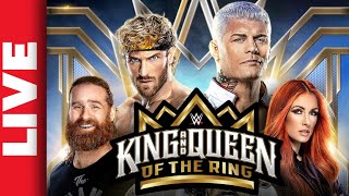 🔴 WWE KING amp QUEEN OF THE RING 2024 Live Stream  Cody Rhodes v Logan Paul  Full Show Watch Along [upl. by Ciryl]