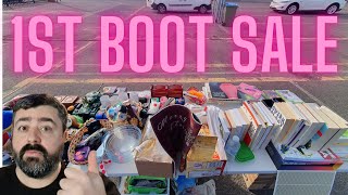 First Time Selling at Car Boot Sale  Flea Market in the UK [upl. by Akelahs]