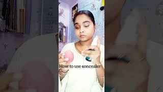 How to use concealer for Dark circles shorts makeup makeuptutorial [upl. by Anial]