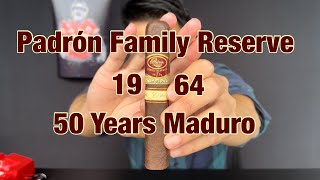 Padrón Family Reserve 1964 50 Years Maduro review viral youtuber cigars luxury video [upl. by Addiel]