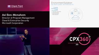 Microsoft Azure and CloudGuard  Intelligent Cloud Security  CPX 360 2018 [upl. by Aural]