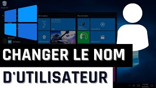 Comment changer le nom dutilisateur sous Windows 10 4 Méthodes [upl. by Eldreeda]