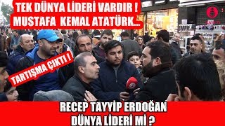 İzmirde CB Recep Tayyip ERDOĞAN Dünya Lideri Mi Diye Sorduk [upl. by Wertz]