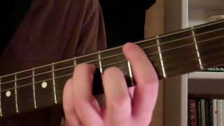 How To Play the C5 Power Chord On Guitar lesson and demo [upl. by Nospmoht]