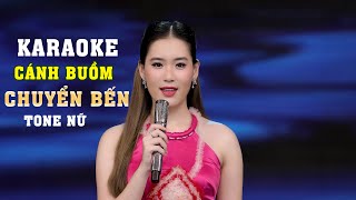 Cánh Buồm Chuyển Bến Karaoke Tone Nữ  Khánh Linh [upl. by Hau]