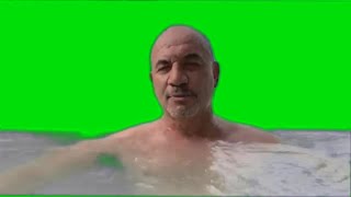 Temuera Morrison enjoys the polynesian spa green screen [upl. by Garcia]