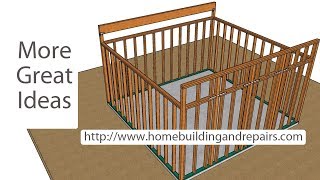 How To Extend Wall Framing To Raise Ceiling Height  Structural Engineering Ideas [upl. by Boucher]