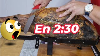 Como empezar el jamón en casa en menos de 3 minutos [upl. by Akcirahs]