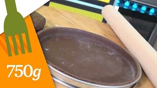 Recette de la Pâte à tarte au chocolat  750g [upl. by Aisaim]