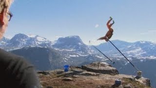 Base jump goes horribly wrong in Norway [upl. by Merl]