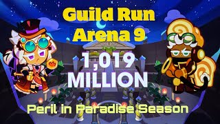 CookieRun OvenBreak  Guild Run Arena 9 Peril in Paradise Season 1019M  GPZ [upl. by Elleirbag763]