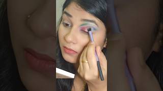 graphic Eyeshadow look💥 viral youtubeshorts makeup [upl. by Nolyak]