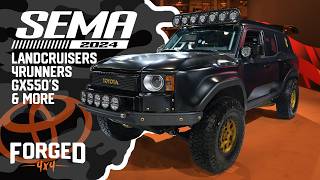 Epic Toyota SUV Builds at SEMA SHOW 2024 Land Cruisers Lexus GX550s 4Runners amp More [upl. by Arac]