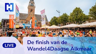 TERUGKIJKEN🔴 De finish van de Alkmaarse Wandel4daagse [upl. by Legnalos]