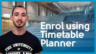 How to enrol using Timetable Planner [upl. by Jehius]