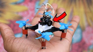 How To Make Drone with Camera At Home  Quadcopter Easy [upl. by Ymled]