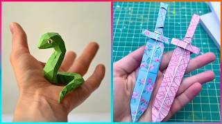 Easy Paper Crafts Anyone Can Do ▶ 2 [upl. by Nirehtak165]