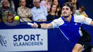 Tsitsipas vs Lehecka Antwerp 2024 Highlights [upl. by Carolina39]