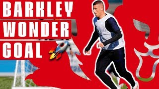 Ross Barkley wonder strike in training  4th December  FATV Advent Calendar 2015 [upl. by Lynette]