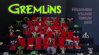 Gremlins Movie Theatre Scene  Halloween Village 2021 [upl. by Ricky]