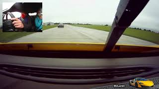 Driving a McLaren 570S  Sywell Aerodrome Northampton UK  Normal Circuit [upl. by Chrisman]