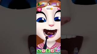 New brash 🪥😳😱shortsviral talkingangela2newupdate2023 [upl. by Ahsiket]