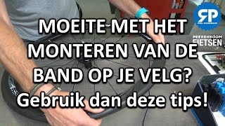 MOEITE MET HET MONTEREN VAN DE BAND OP JE VELG Gebruik dan deze tips [upl. by Akired582]