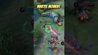 MARTIS MOMENT mobilelegends mobilelegendsbangbang martis jungler fannygameplay triplekill fyp [upl. by Akahc]