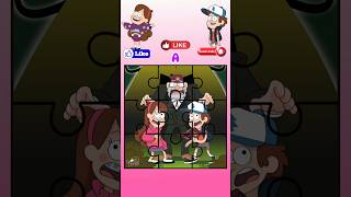 Guess The Real puzzle Gravity falls Dipper puzzle game animation gravityfalls [upl. by Ainitsirc956]