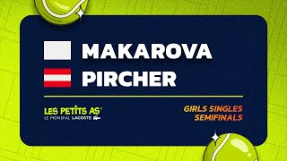 Les Petits As 2024  Girls Singles Semifinals  Mariia MAKAROVA vs Anna PIRCHER [upl. by Yram]