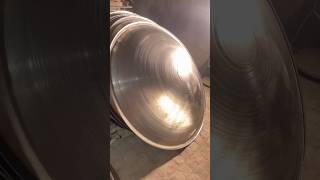 Making stainless steel dish catch signals unitedstate shortfeed shortvideos [upl. by Nolyarb]