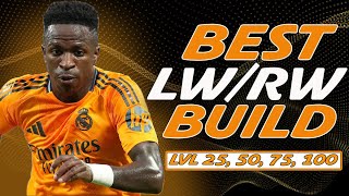 BEST WINGER LWRW BUILD FOR LVL 255075 amp 100  EAFC 25 Clubs [upl. by Ahsilem53]