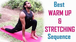 WARM UP amp STRETCHING routine Before Workout  Full Body Stretching amp Warmup Exercises Before Gym [upl. by Ikir377]