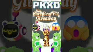 Free Care Bear Pet Giveaway🤩 Free Pet  PKXD pkxdshortsgiveawaypkxduniversebackstreetboysxd [upl. by Karlise]