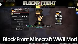 Minecraft WWII Mod  Blockfront [upl. by Zweig847]