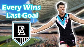 Every Wins Last Goal  Port Adelaide [upl. by Raddie512]