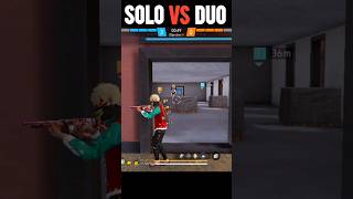 Solo Vs Duo 🥶  Wait For End  freefire [upl. by Homer]