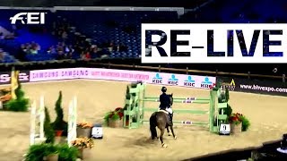 RELIVE  FEI Jumping Ponies Trophy  2nd Final Competition  Mechelen BEL [upl. by Ynnohj411]