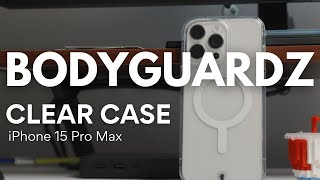 BodyGuardz Accent Clear Case for iPhone 15 Pro Max A CrystalClear Winner [upl. by Ariajaj]