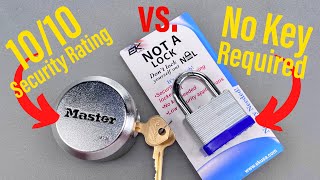 1375 “Not a Lock” vs 1010 Rated Master Lock [upl. by Colette649]