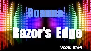 Goanna – Razors Edge Karaoke Version Karaoke with Lyrics HD VocalStar Karaoke [upl. by Eceela]