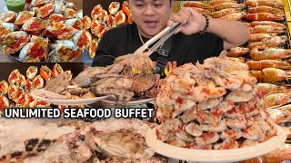 UNLIMITED SEAFOOD BUFFET  SEAFOOD OVERLOAD  THAI FOOD  TOL BULOY MUKBANG [upl. by Ialocin]