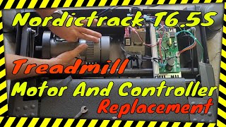 Nordictrack T65S Motor And Controller Replacement No Unnecessary Dialogue [upl. by Maudie31]