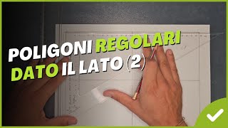 Poligoni regolari dato il lato Ettagono Ottagono Ennagono Decagono [upl. by Akinyt]